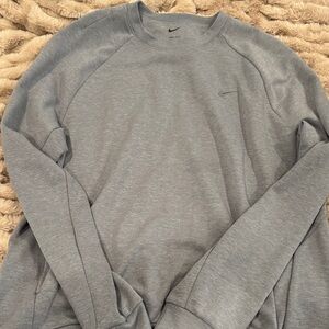 NWOT Nike Men's Light Gray Crewneck Sweater